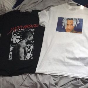 Two Xxxtentacion shirts